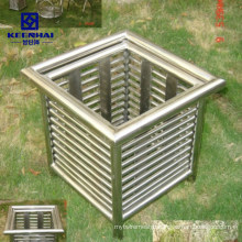 Stainless Steel Flower Pot Garden Planter Half Planter Pot